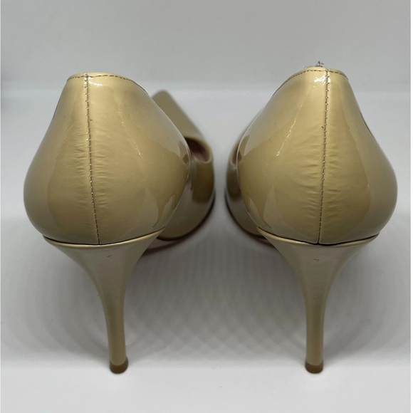 KATE SPADE Tan New York Licorice Patent Pointed-toe Pumps - Picture 6 of 8